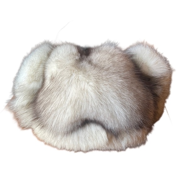 Real Fox Fur Trapper Hat Size S NEW - Picture 1 of 5